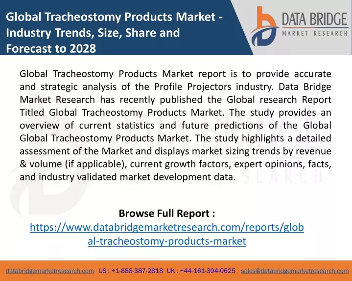 global tracheostomy products market industry