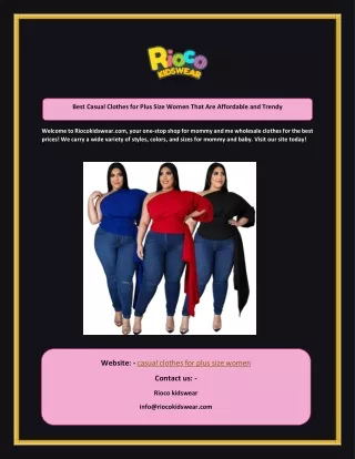 best casual clothes for plus size women that