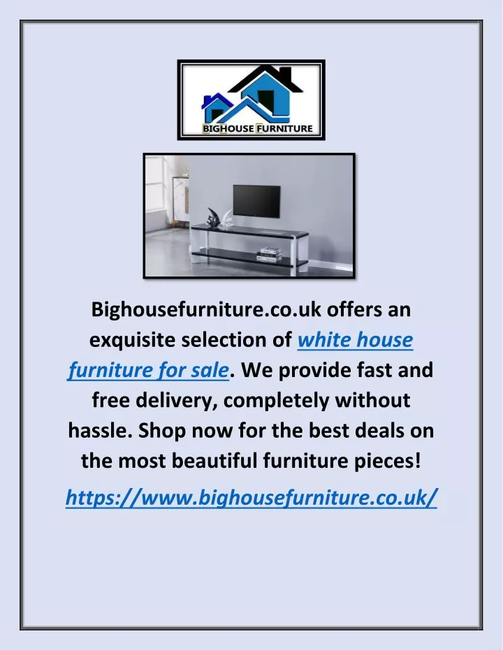 bighousefurniture co uk offers an exquisite