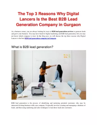 the top 3 reasons why digital lancers is the best