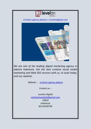 creative agency jakarta levelondigital com