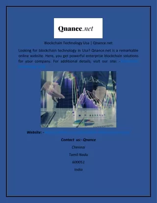 Blockchain Technology Usa  Qnance.net