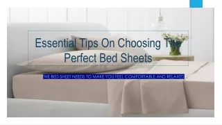 Essential Tips On Choosing The Perfect Bed Sheets - Planet Linen