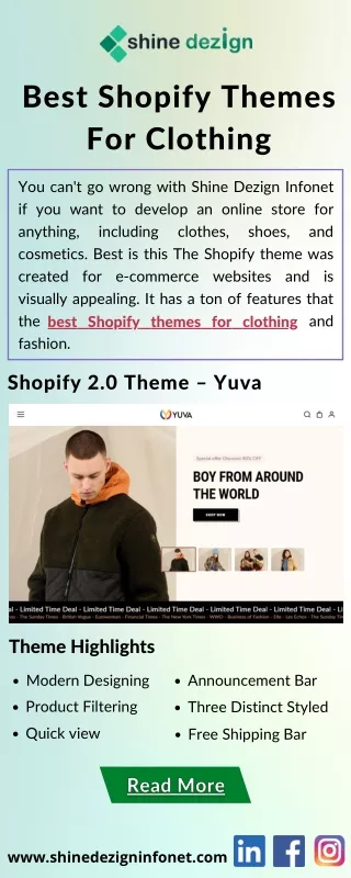 best shopify themes for clothing