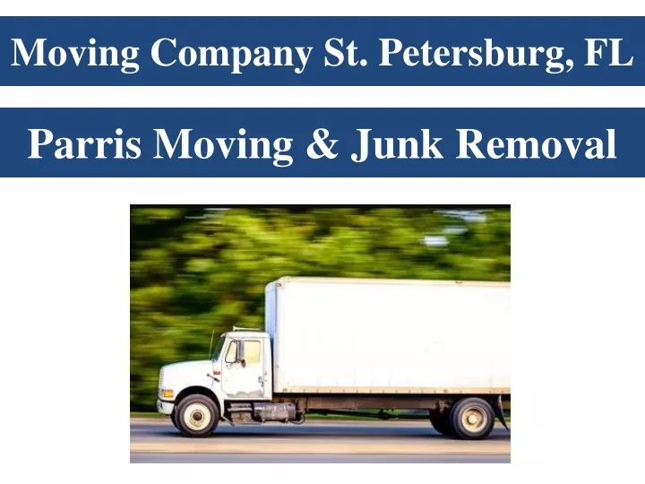 moving company st petersburg fl