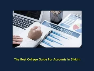 the best college guide for accounts in sikkim