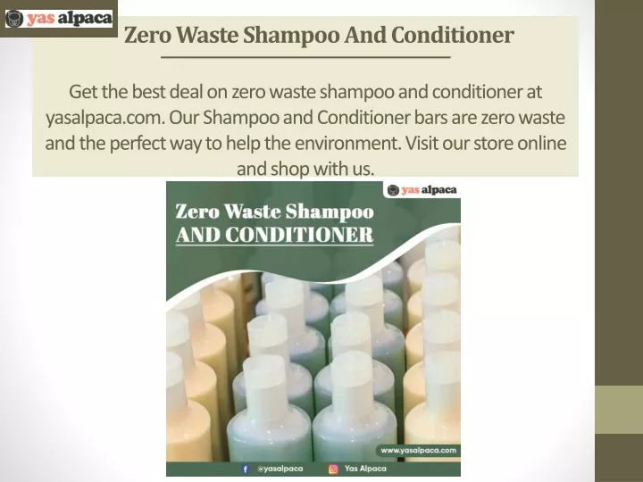 zero waste shampoo and conditioner get the best