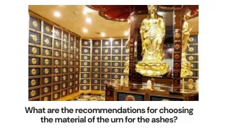 what are the recommendations for choosing