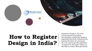 how to register design in india