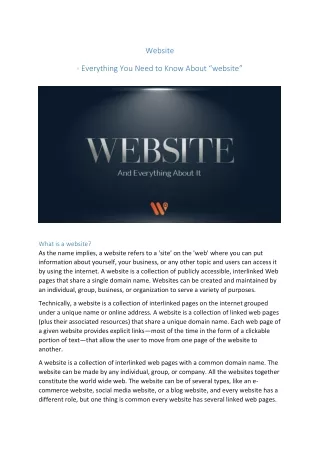website