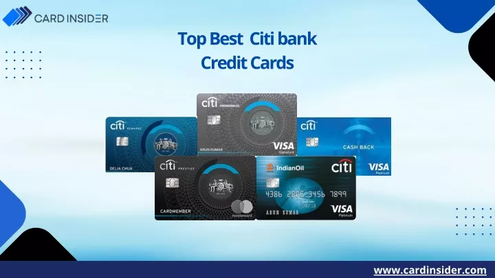 top best citi bank credit cards