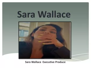 Talented Executive Producer at SMUGGLER, Sara Wallace