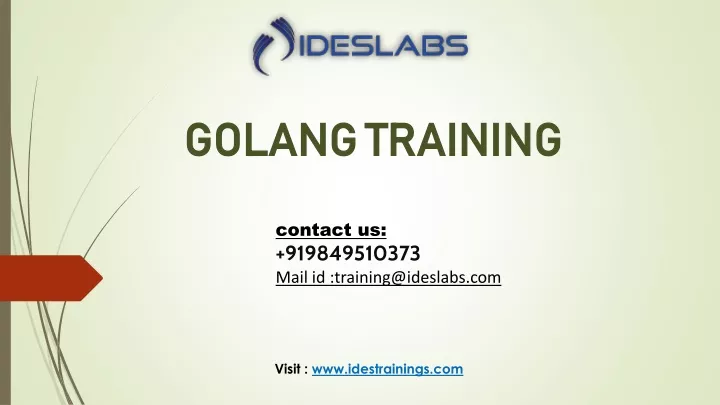 golang training