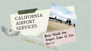 california airport services