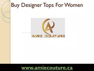 Best Designer Tops for Women