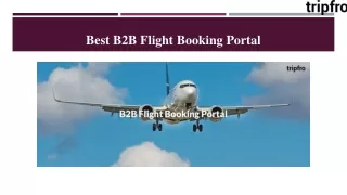 best b2b flight booking portal