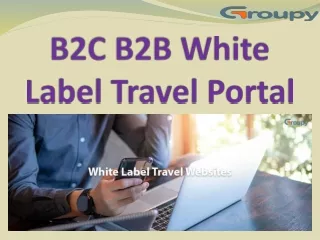 b2c b2b white label travel portal