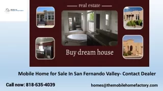 m obile home for sale in san fernando valley