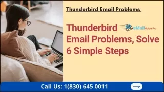 Thunderbird Email Problems Solve 6 Simple Steps