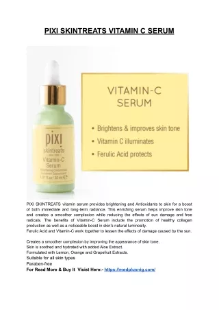 Vitamin c serum for skin