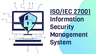 iso iec 27001 information security management