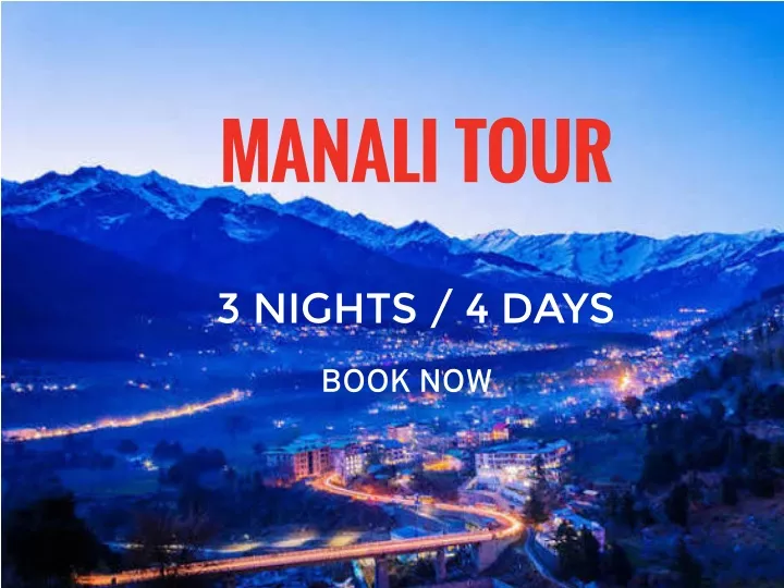 manali tour