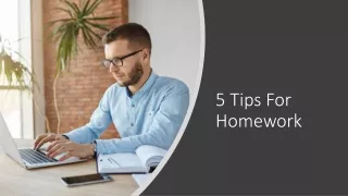 5 tips for homework