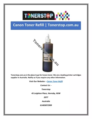 canon toner refill tonerstop com au