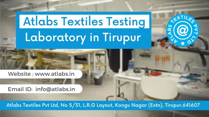 atlabs textiles testing laboratory in tirupur