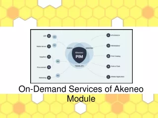 On-Demand Services of Akeneo Module