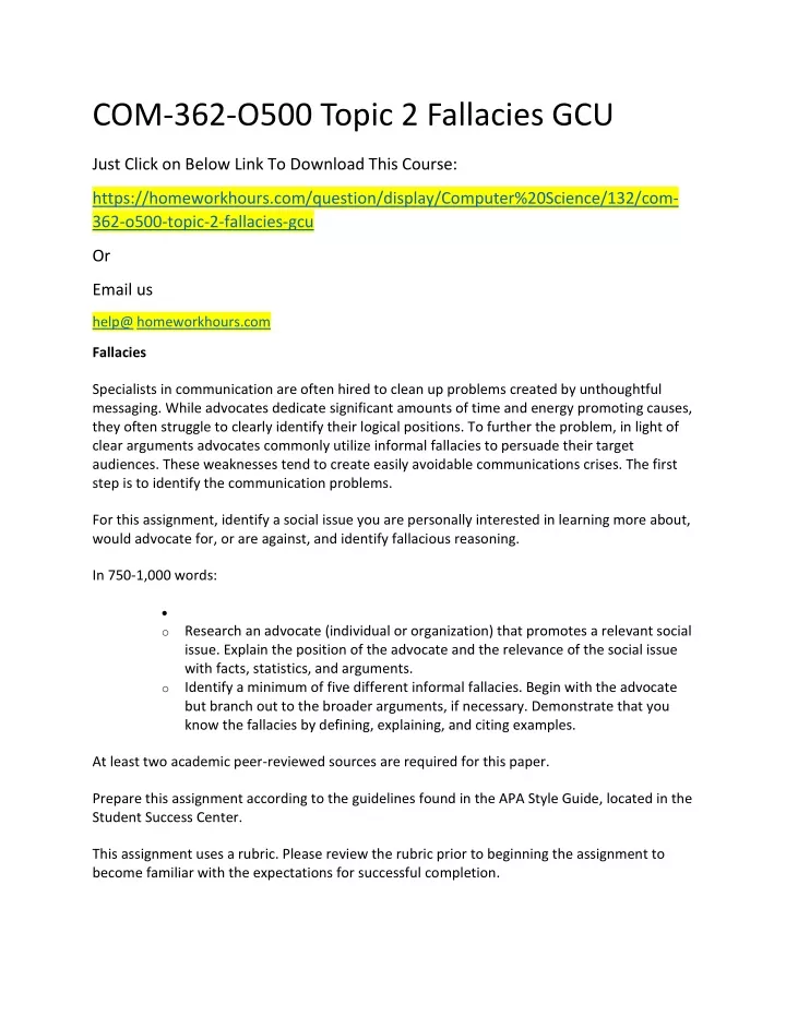 com 362 o500 topic 2 fallacies gcu