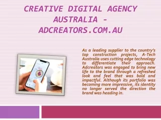 creative digital agency australia adcreators com au