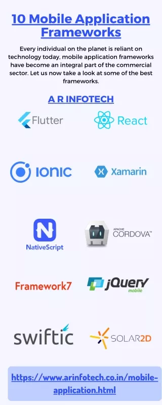 10 mobile application frameworks
