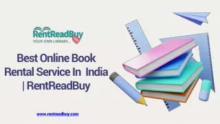Best Online Book Rental Service In  India | RentReadBuy