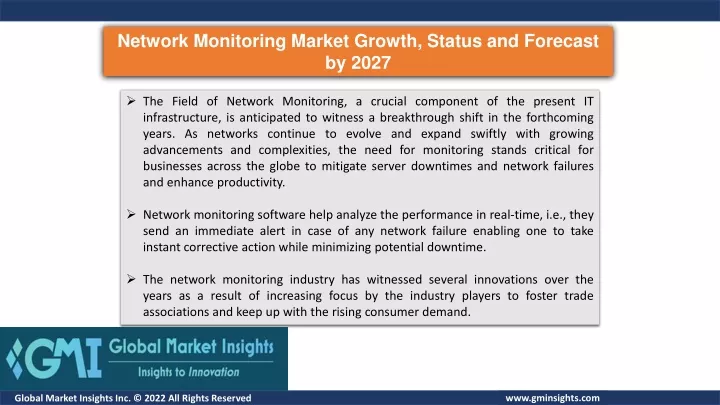 network monitoring market growth status