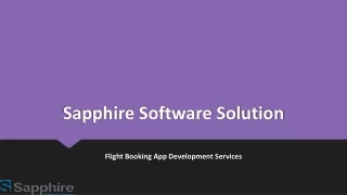 sapphire software solution