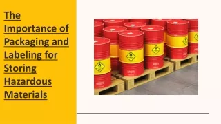 the importance of packaging and labeling