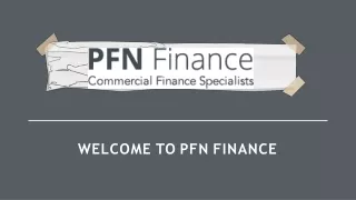 welcome to pfn finance