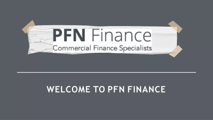 welcome to pfn finance