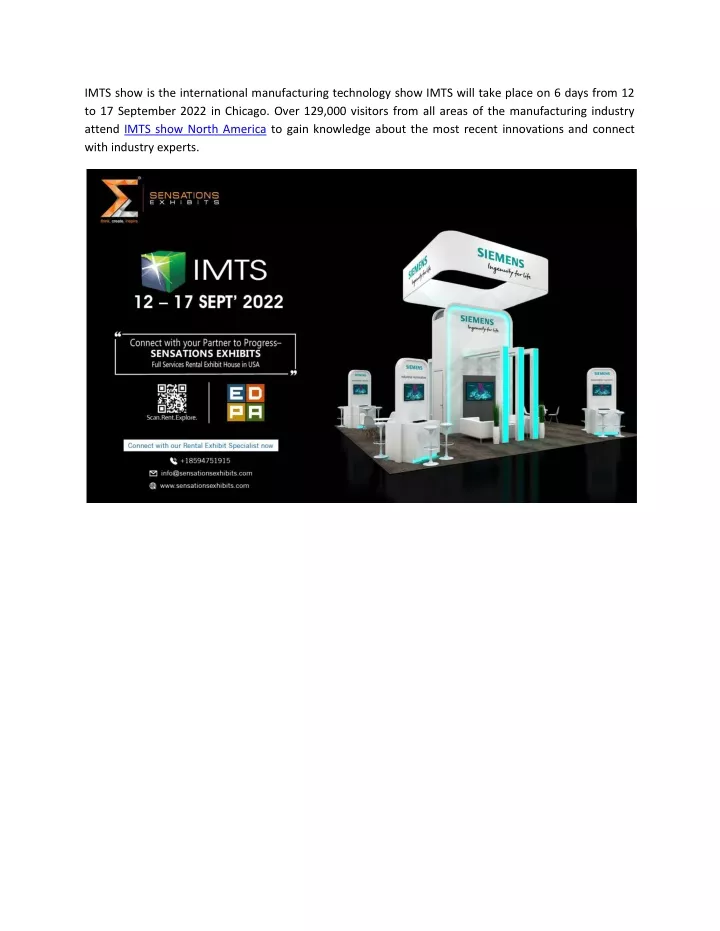 imts show is the international manufacturing