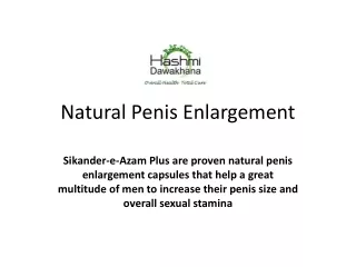 natural penis enlargement