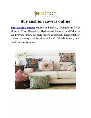 buy cushion covers online