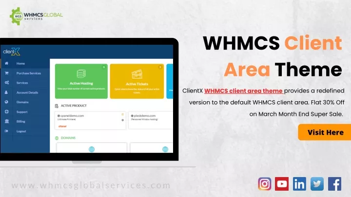 whmcs client area theme