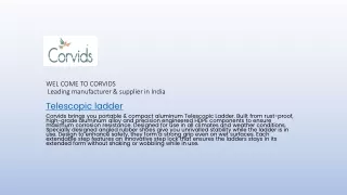 wel come to corvids leading manufacturer supplier in india