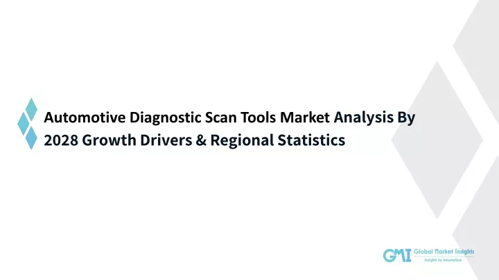 automotive diagnostic scan tools market analysis