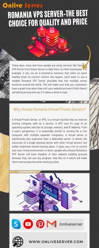 Buy High Performing Romania VPS Server by Onlive Server
