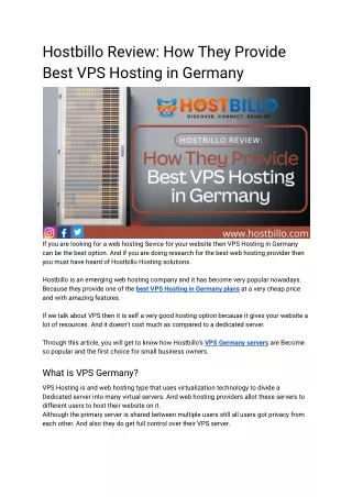 hostbillo review how they provide best