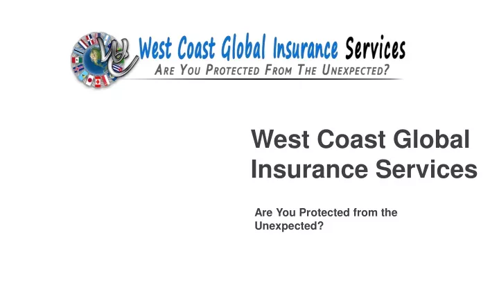 west coast global insurance services