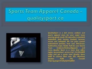 sports team apparel canada qualitysport ca
