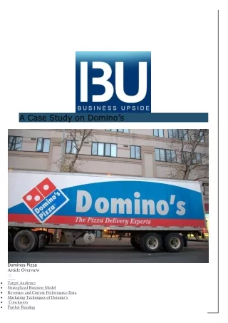 A Case Study on Domino’s